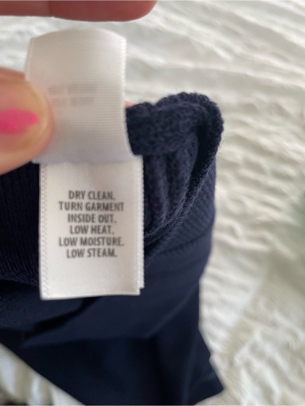 St. John Caviar Navy Blue Pique Knit Pencil Skirt Wool Blend - Picture 5 of 6